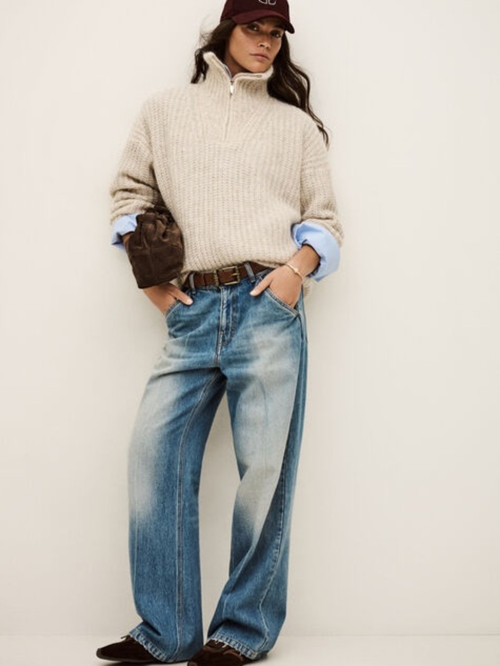 loose fitting sweater